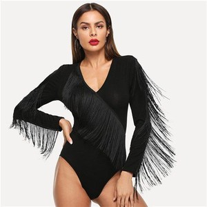 fringe bodysuit