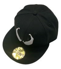 Men's Marvel Comics Venom Eyes Logo 59Fifty Fitted New Era Black Hat Cap