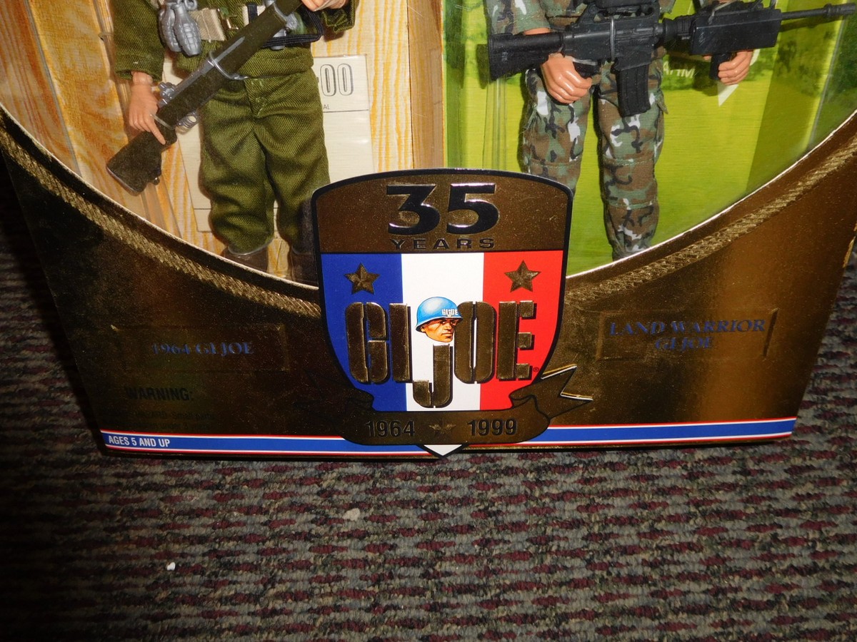NEW GI JOE 35 YEARS 1964 JOE AND LAND WARRIOR GI JOE G.I.JOE 1999 