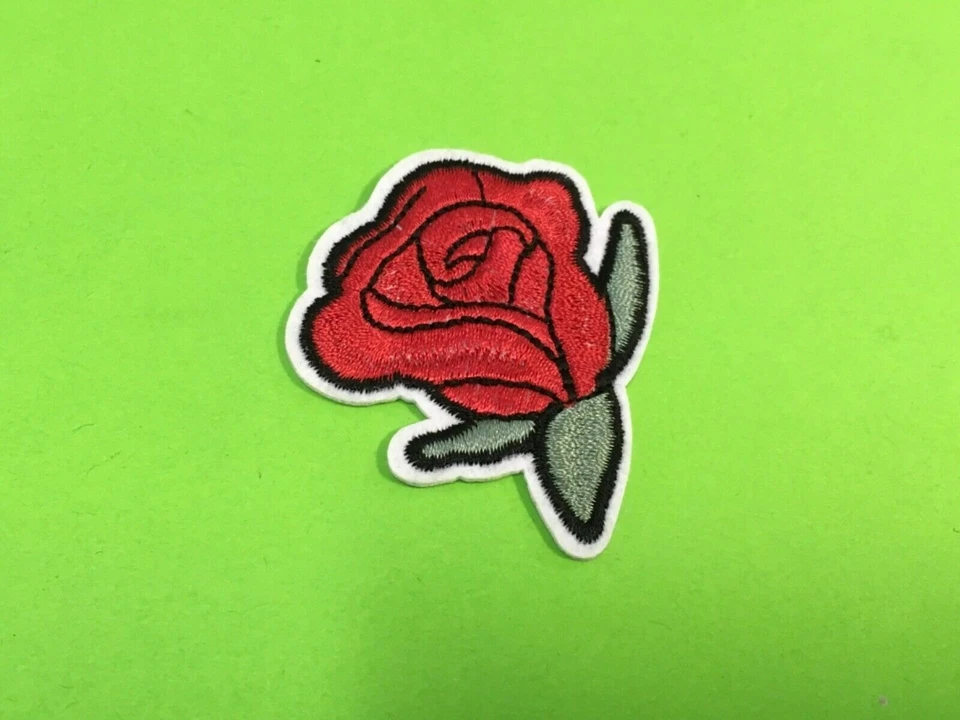 4 x Aufnäher Bügelbild Applikation Flicken-Rose Bügelbilder , Applikation Nähen - Bild 4 von 4