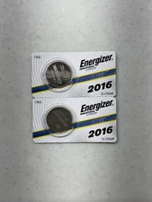 2 Pack CR2016 ENERGIZER FACTORY FRESH Lithium 3v Battery USA Free SHIP EXP 2032
