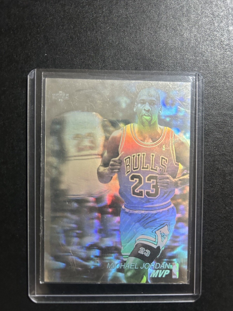 マイケルジョーダン　トレカホログラム SUPER RARE** 91-92 Upper Deck hologram 3D Michael Jordan