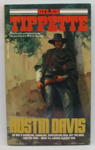 DELL 14430 AUSTIN DAVIS by GILES TIPPETTE FINE UNREAD REPRINT 1980 WESTERN