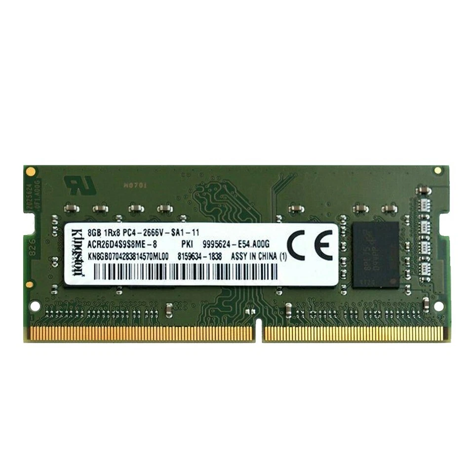 8GB 4GB DDR4 2666MHz 1Rx8 PC4-21300 ACR26D4S9S8ME-8 1.2V Laptop RAM For Kingston - Image 2 of 4