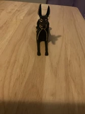 Ebros Ancient Egyptian God Anubis Dog in Sitting Pose Figurine