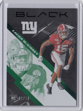 2020 Panini Black Emerald #162 Xavier McKinney 02/10