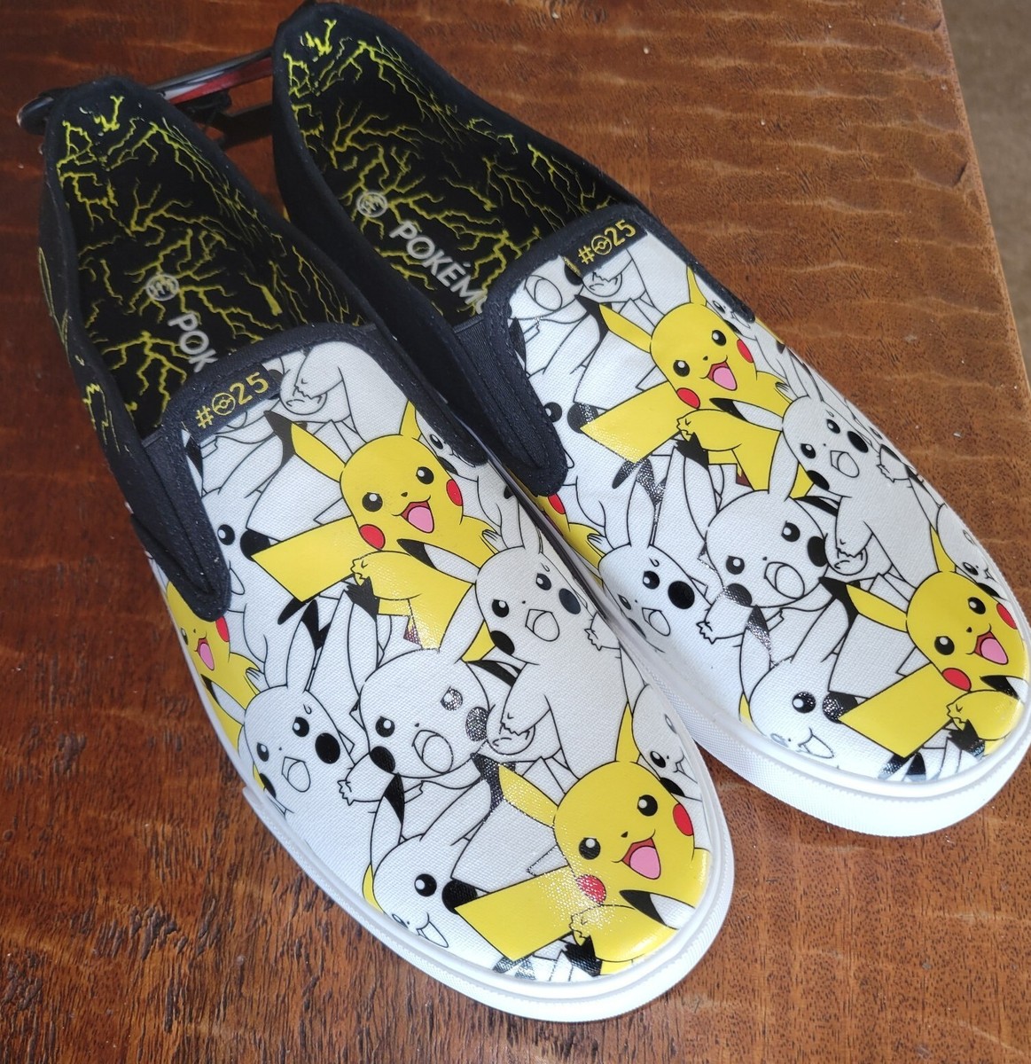 Pokemon Pikachu Shoes‎ Canvas Slip Ons Men\'s New Groundup Size 11.5 Ground Up Men main image 3