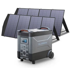ALLPOWERS 3600W R4000 LiFePO4 Portable Power Station With 2x 200W Solar Panels
