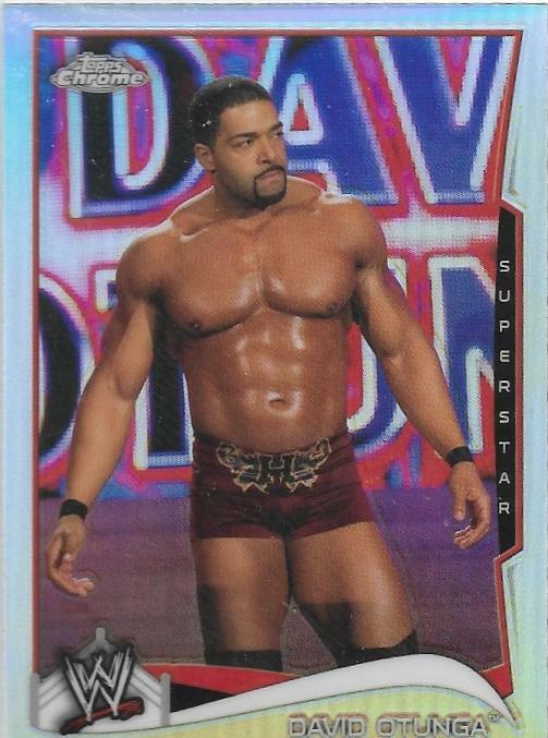 David Otunga 2014 Topps Chrome Refractor #15