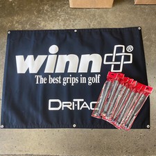 8 Brand New  Winn Dri-Tac DriTac Dark Gray Standard Size Golf Grip 5DT-DG NEW 