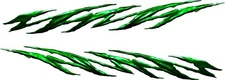 GREEN ABSTRACT SIDE PANEL Auto Vinyl Boat Car Truck Graphics Decals Stickers 50"