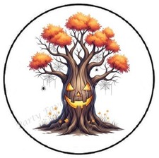 HALLOWEEN TREE ENVELOPE SEALS LABELS STICKERS PARTY FAVORS