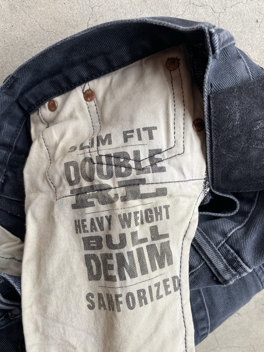 サナンダ　　　　　　　　　　　　　　　　【RRL】 Double RL Double RL RRL Slim Fit Heavy Bull Sanforized Denim Black
