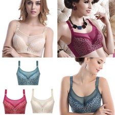 Ladies Bras Lingerie Lace Push Up Bra Underwire Bralette Underwear 36-46 A B C D
