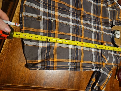 Legendäres Whitetails Buck Camp rustikales kariertes Outdoor-Flanellhemd für Herren Medium - Bild 10 von 11