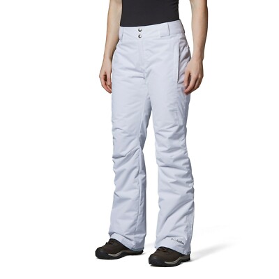 Columbia V4216 Women's Bugaboo II White Snow Pants Size XL