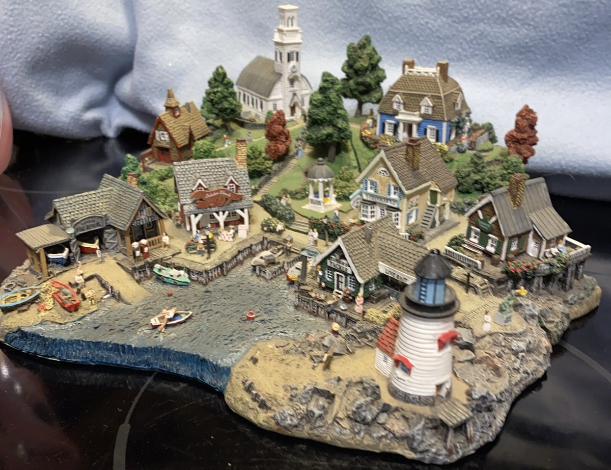 ~売り切りSALE~【ダンバリーミント】Fisherman's Cove DANBURY MINT Fisherman's Cove by Colin Gough- Fishing