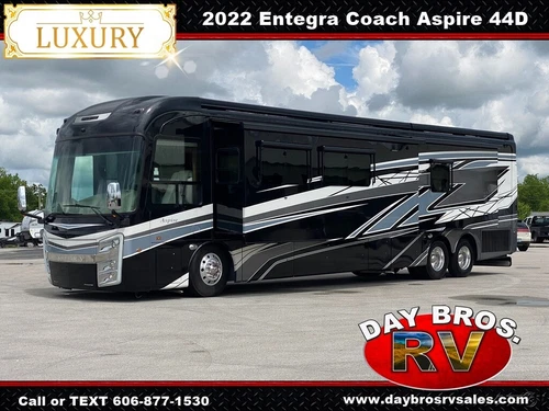 22 Entegra Coach Aspire 44D Pristine Luxury Diesel Coach Motorhome RV Class A