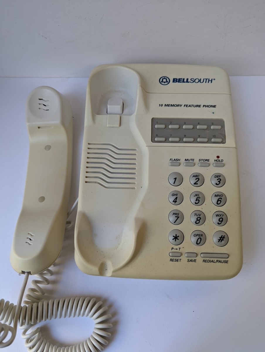 Southwestern Bell 90s バングル USA VINTAGE Telephone Bell South 10 Memory Feature Phone Vintage 1980-90
