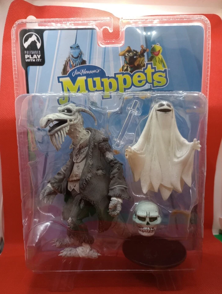 Figuras de acción exclusivas Palisades Toys 2003 Muppets Uncle Deadly & Ghost sin usar, en caja Foto 3 de 4