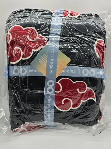 Naruto Itachi Akatsuki Hooded Blanket Hoodie Adult OOD Size BNIP