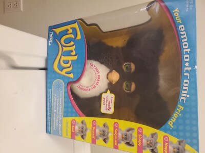 furby 2005 large emotronic black, mint condition in box, unopened