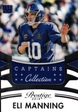 2015 Prestige Captain Collection #9 Eli Manning Giants