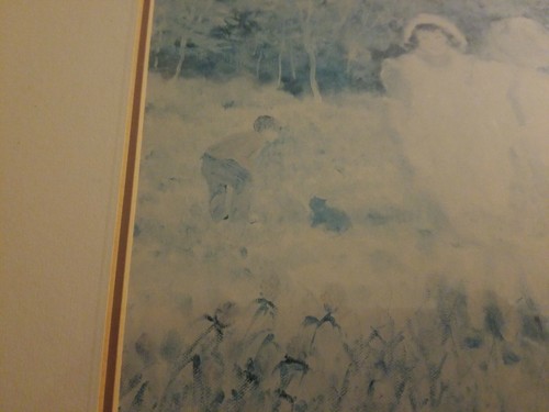 Helene Leveillee ~ 'In The Orchard' ~ enmarañada y enmarcada en tonos dorados ~ ENVÍO GRATUITO - Imagen 5 de 9