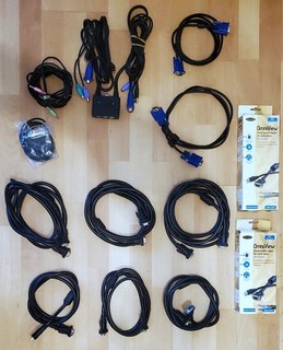 Konvolut: VGA Kabel Programmier Adapter passend Belkin OmniView SOHO Weiche