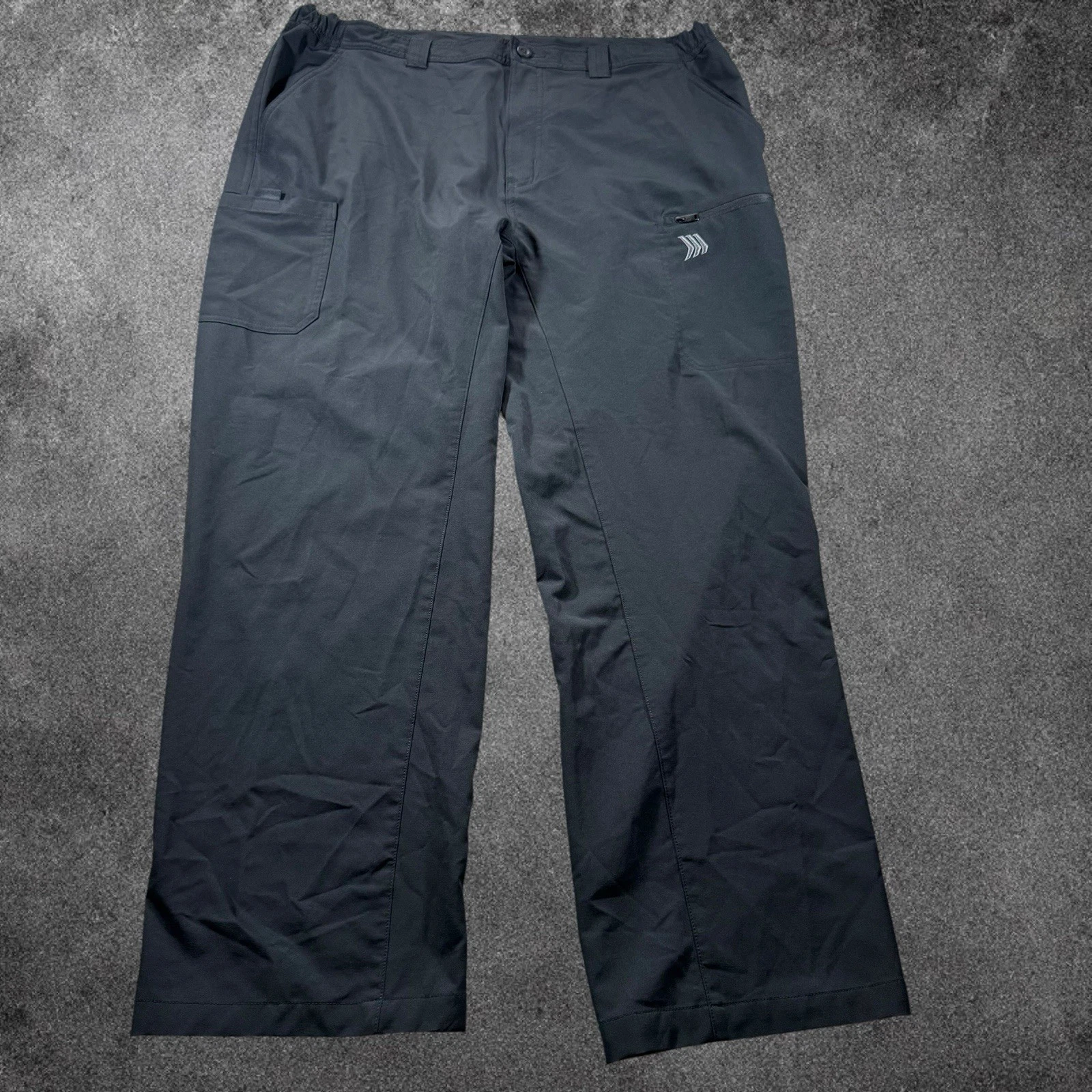 Gillz Submarine Men’s XXL Black Performance Fishing Pants Stretch Outdoor Hiking
