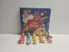 Vintage 1980s Kenner Care Bears 2" Posable Lot Of 15 Different Bears With Case