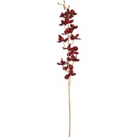 Kunstblume Orchidee, 3Er Set, Farbe Rot, HöHe Ca. 87 Cm