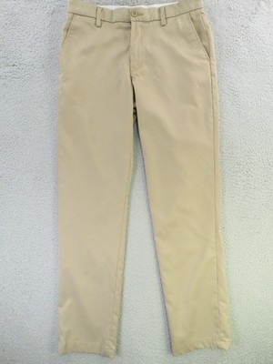 Amazon EssentialsPants Mens 32x34 Khaki Brown Straight Casual Chino