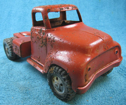 Vintage 1956 TONKA Semi Truck CAB ONLY NO TRAILER Pressed Steel for Restoration - Picture 6 of 9