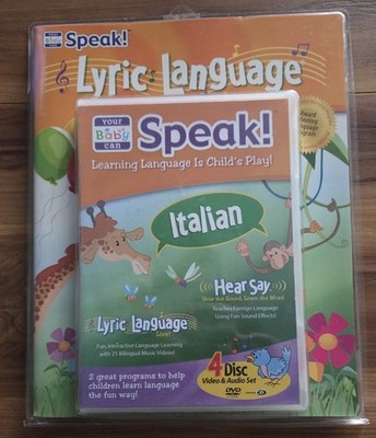 Learning Language Is Child's Play! Italian (2009, DVD & Enhanced CD & Book)