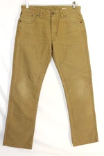 Filson Dry Tin Cloth 5 Pocket Utility Pant 20155579, Mens 33 x 32, Gold Tan