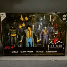 Batman Animated Series Collectible 4-Pack Batman HarveyBullock The Jocker Harley