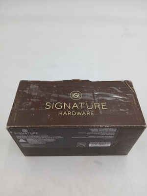 #ad #ad Signature Hardware Marceau Pressure Balance Shower Valve Cross Handle Chrome $49.99