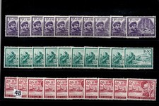 = 10X BELIGUM 1966 - MNH - BATEAUX - CHIENS - ANIMAUX DE COMPAGNIE - PERSONNES CÉLÈBRES