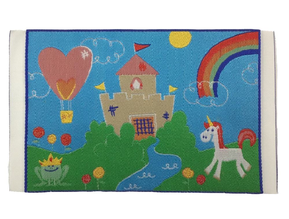 Dolls House Rainbow Unicorn Castle Rug Mat Miniature Nursery Accessory 1:12