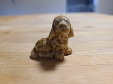 Vintage Cocker Spaniel Figurine Wade of England, Red Rose Tea Whimsies