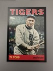 2025 Topps Archives #77 Ty Cobb Black Foil