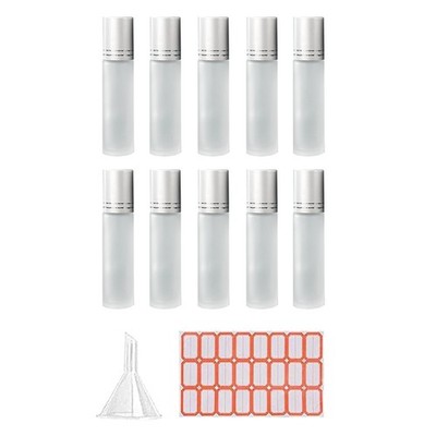 10 Stück Rollflakon kleine Kosmetikverpackung Parfümflaschen Liquid4536