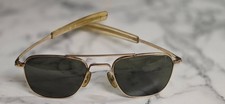 AMERICAN OPTICAL AO 1-10 12K GF GOLD VINTAGE AVIATOR SUNGLASSES MF