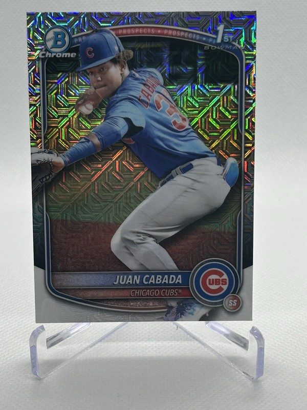 2025 Bowman Chrome - Prospects Juan Cabada #BCP-207 Mojo Refractor (RC)
