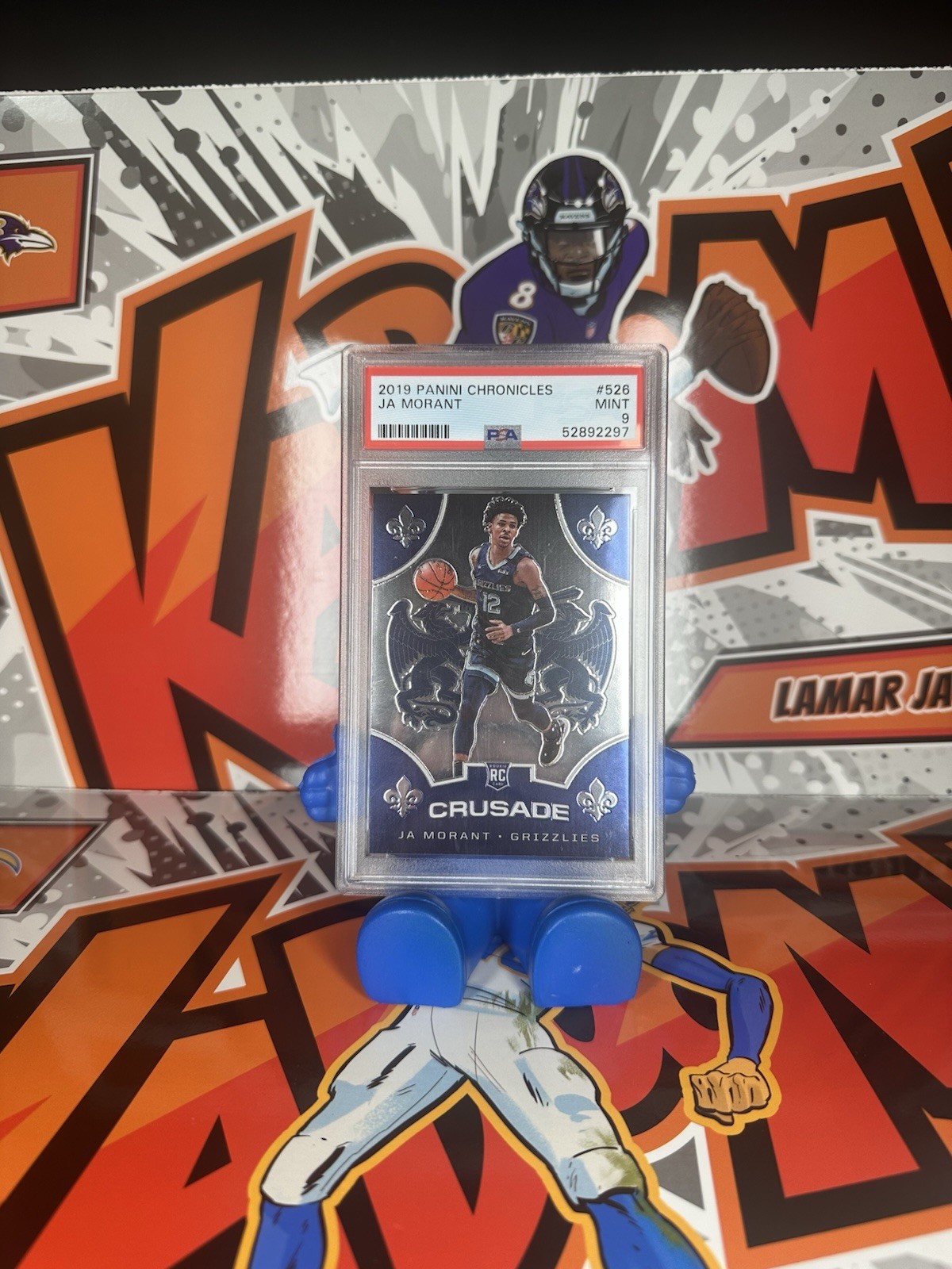 Panini 2019-20 Chronicles Crusade Ja Morant Rookie #526 PSA 9 Basketball Card