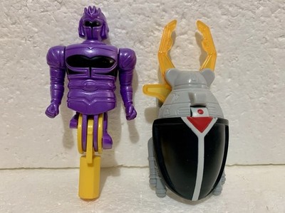 Beetleborgs Metallix: McDonald s motorized pencil topper & insect toy lot MMPR