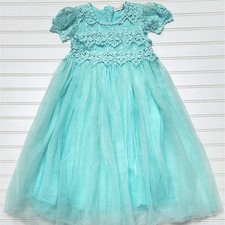 Trish Scully Girls Katrina Lace Tulle Dress Size 7