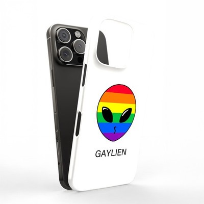 Tough Case For Apple iPhone (17,16,15,14,13,12,11,X,8),Rainbow Gaylien Print