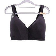 NEW Bali Comfort Revolution Wireless Bra Size 40DD Gray Full Coverage DF3463
